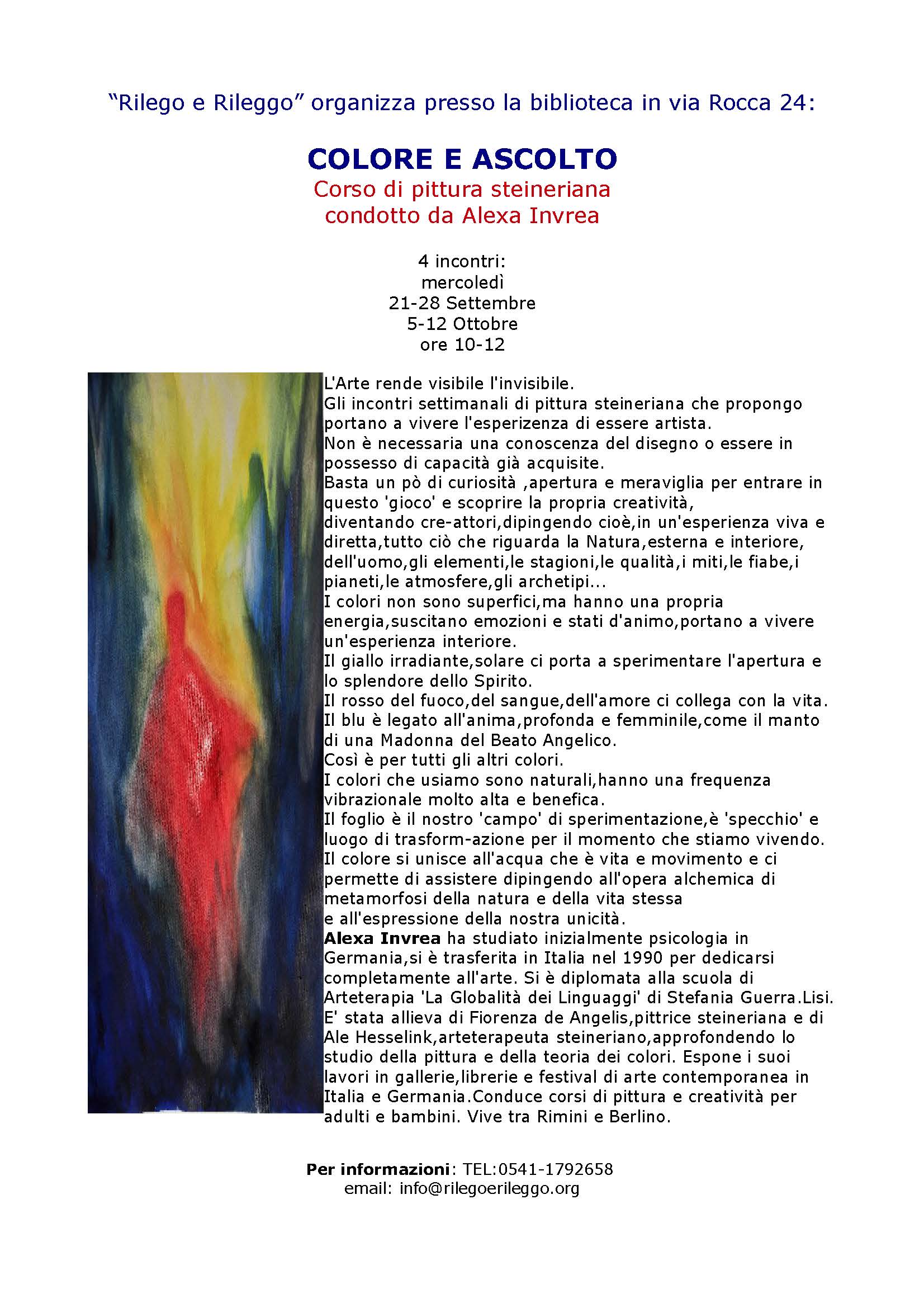 Corso di pittura steineriana