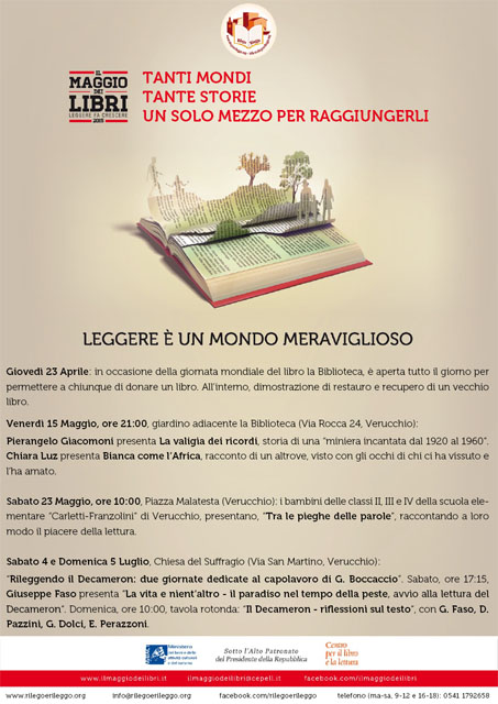 Leggere è un mondo meraviglioso. Il Maggio dei libri