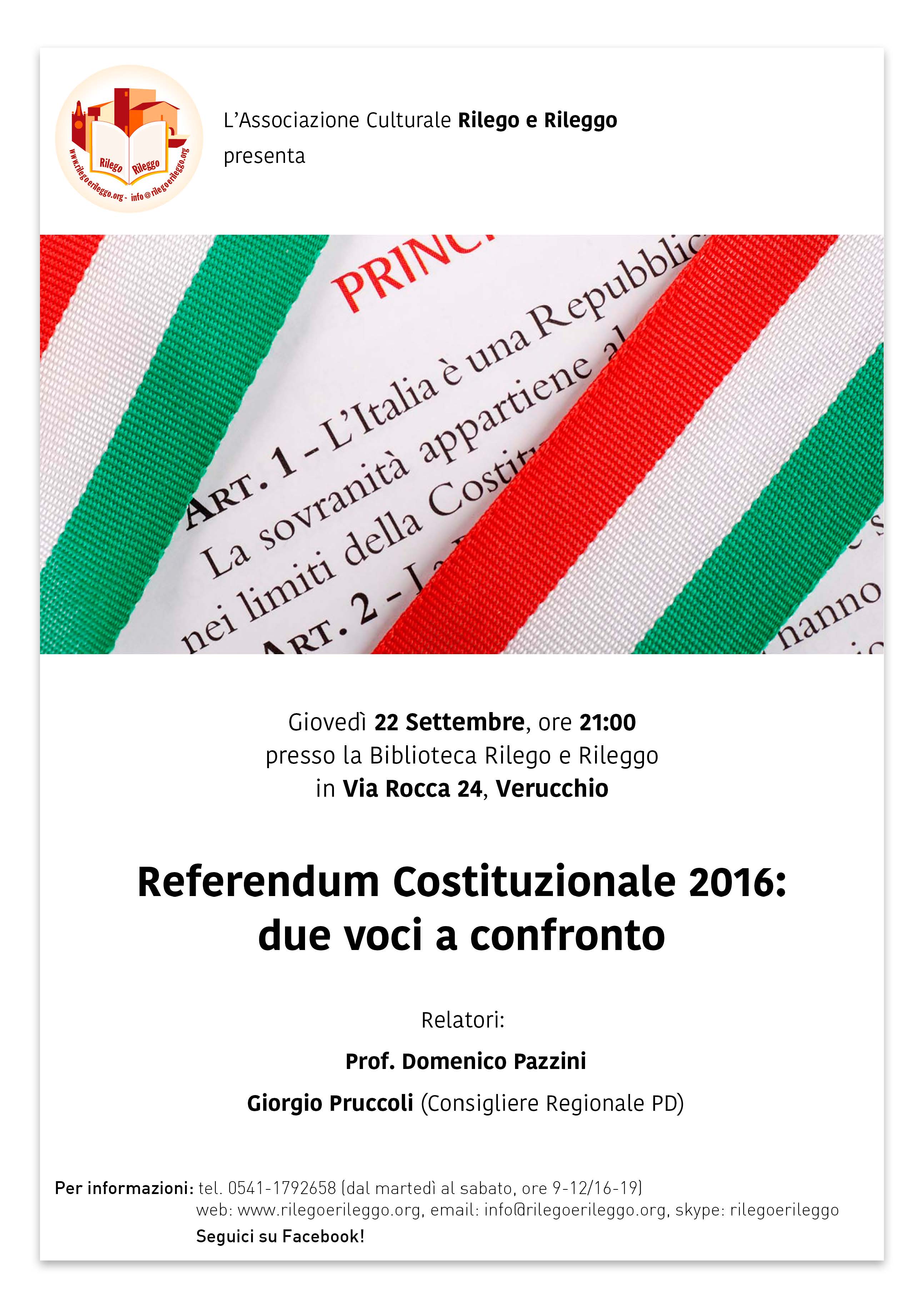 Referendum Costituzionale 2016: due voci a confronto